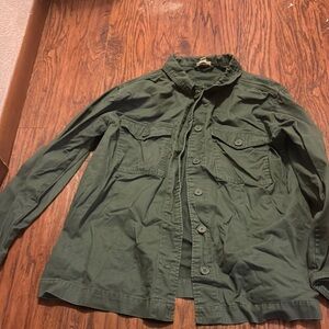 Green Casual Jacket